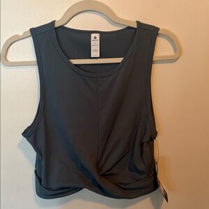 90 Degree By Reflex Dark Gray Tank Top